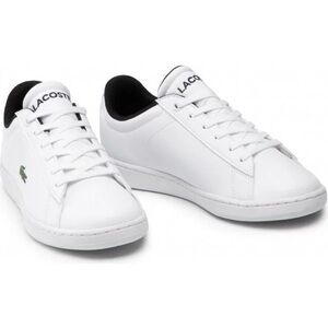 Lacoste Classic Logo Juniors Leather Teen Trainers Kids Sneakers White New 🐊